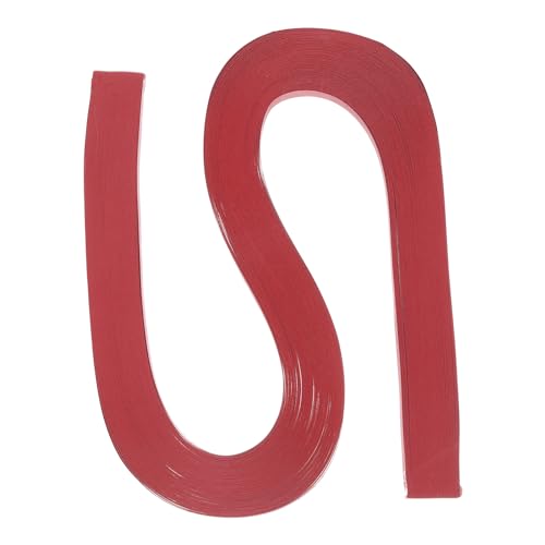 PATIKIL 120 Stück Quilling-Streifen Papier 3/8(10mm) 54cm Origami-Papier Quilling-Streifen für Kunst DIY Handwerk Weihnachten, leuchtendes Rot