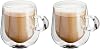 Judge Double Walled Glass Coffee Cups, Set of 2 Latte Glasses, 275 ml Each, Handmade Insulated Borosilicate Glass