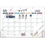 Desk Calendar 2023-2024 - 11.5" x 17" Monthly Calendar from Jul. 2023 to Dec. 2024 with Tear Off Des