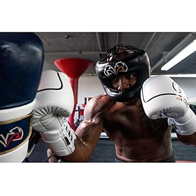 RIVAL Boxing RHGFS3 Face-Saver Sparring Headgear - Wide Eye Opening, Premium Leather, and Thermoplastic Inner Frame