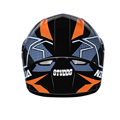 Image of STUDDS Ninja Elite Super D6 FLIP-UP Full FACE Helmet N10 Black-L