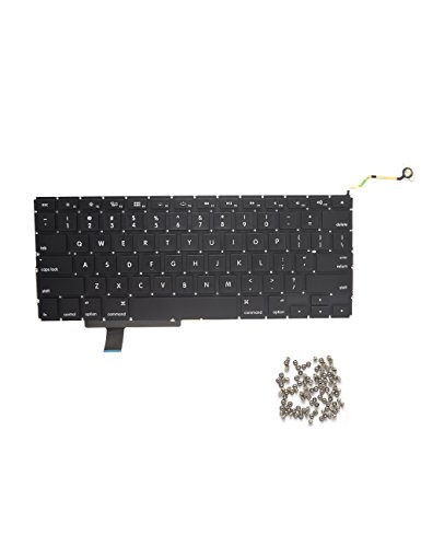 image for Padarsey Replacement US Layout Keyboard with 80 PCE Screws Compatible 
