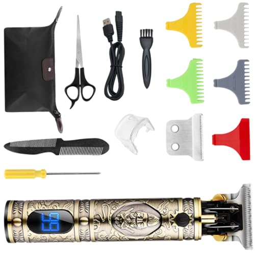 CALLARON 1 Juego Cortapelos Sin Cable Para Hombres Recortadora Cortadora De Peluquero Cortadora De Cabello Para Hombres Maquinillas Para Hombres Podadoras Inalámbricas Acero Inoxidable