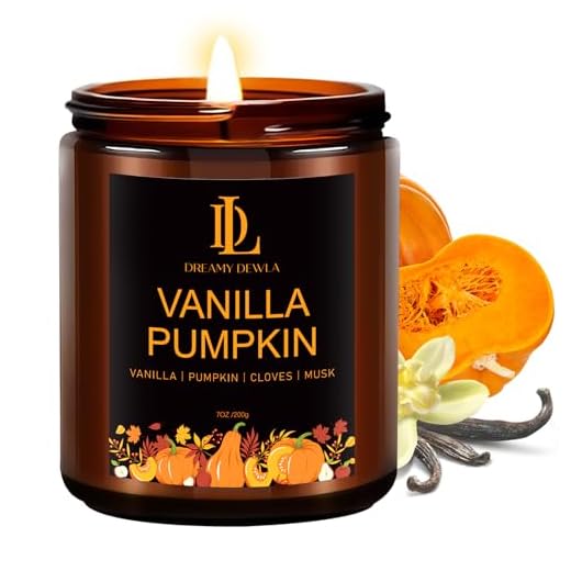 27+ Cozy Fall Bathroom Decor Ideas to Refresh Your Space 5 Fall Candle | Vanilla Pumpkin Scented Candle - Autumn Home Decor, 7oz Autumn Soy Candles with 50hr Burn Time, Holiday Thanksgiving Fall Gifts for Women Men