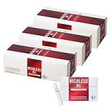 NICOLESS NiL ニコレス ニル 禁煙 禁煙グッズ タール ニコチンゼロ ベイプ 加熱式タバコ 誘導加熱式 ニコレスニル 禁煙パイポ (3カートン, クレテックレギュラー)
