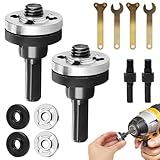 5 Stück Zubehör für Winkelschleifer,6 mm und 10 mm Trennscheibe Dorn Adapter, Winkelschleifer...