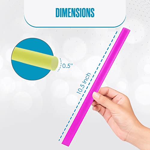 Pitillos Smoothie jumbo multicolor 100 unidades 26.7 cm miniatura 2