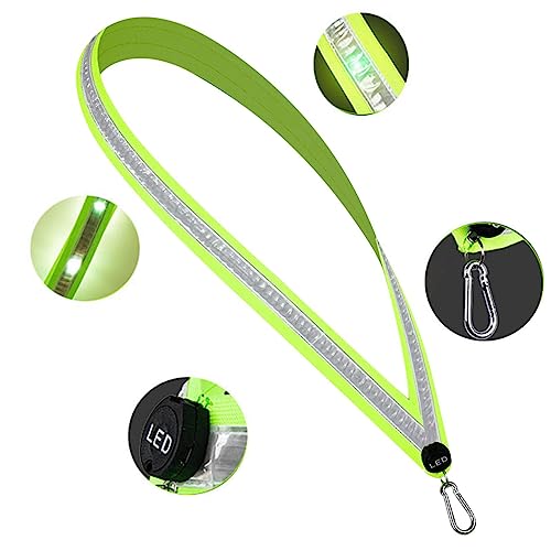 Cinto de Corrida LED - Alça de led recarregável USB para caminhada noturna | Equipamento de caminhad