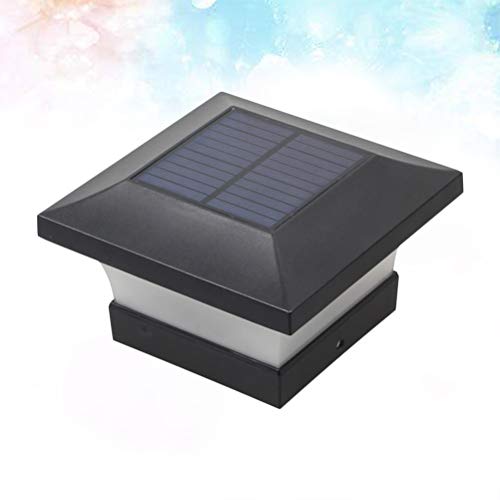 OSALADI 2piezas Luces Led Solares Para Jardín y Patio Post Light Decorativo De Instalación y Resistente Iluminación Exterior Energéticamente