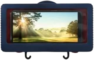 Suporte Para Celular No Box do Banheiro, Quarto Ou Cozinha Com Capa Impermeável Com Tela Sensível ao Toque Fixação Autoadesiva Anti Embaçante Cor Azul Marca Painá