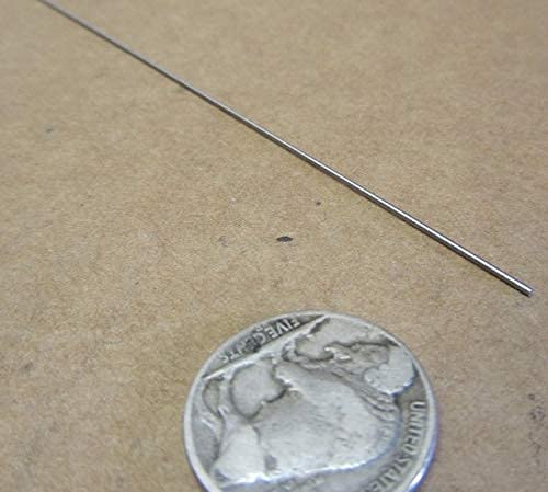12L14 Carbon Steel Shaft .031" (1/32") Diameter x 18" Long 1 pc