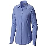 Columbia Women's Silver Ridge Long Sleeve Shirt, X-Large, Pale Purple