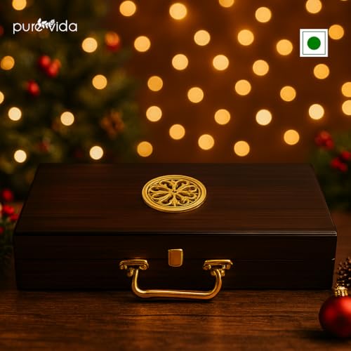 Image of Purevida Premium Dry Fruits Gift Box | 750g Assorted Nuts & Berries | Cashews, Almonds, Raisins, Cranberries & Kesar Malai Almond Daggers | Christmas & New Year Festive Gift Hamper