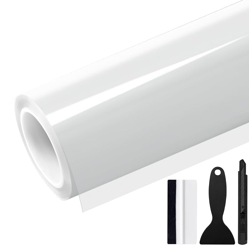 Película Protetora Adesiva Transparente para Pintura Automotiva GRTHTATI 12 x 100 cm com Kit de Instalação