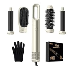 WUBBO 5-in-1 Hair Dryer Brush |High-Speed Airflow for Fast Drying | 3 Heat Settings | 85dB Low-Noise Design | Negative Ion …