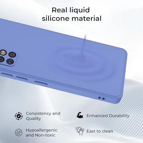 Image of A rtistque Back Cover Case for Samsung Galaxy M51 with Camera Protection | Shockproof TPU | Stylish Protective Design | Slim Fit | Ultra Matte | Samsung Galaxy M51 Back Cover - Blue