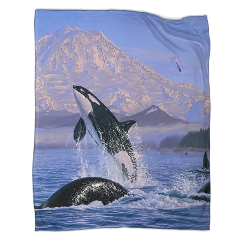Jeté de canapé orque haut de gamme en microfibre inaltérable - 3