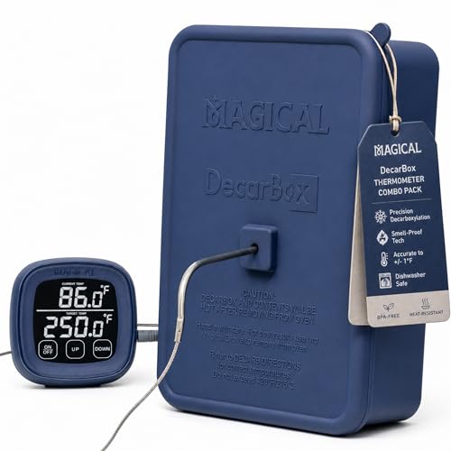 Magical Butter Machine Decarboxylator Silicone Decarboxylation Decarbox Kit with Digital Thermometer