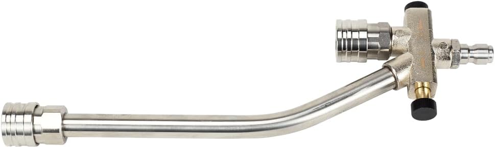 Maxshine Universal Foam & Wash 2-in-1 System – Quick Connect Foam Cannon & Pressure Washer Nozzle – Stainless Steel for Premium Car Detailing – Easy Switch