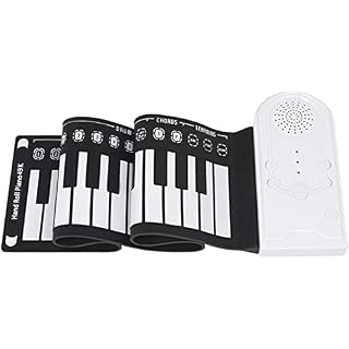WKLIANGYUANPING Pliant Piano 49 Touches Clavier numérique Néclat numérique Roll Up Piano Haut Haut Haut-Parleur… - Les Beatles, Paul McCartney, John Lennon, RIngo Starr, George Harrison