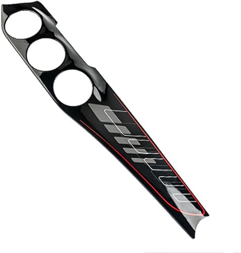 Miniatura 4 de Nueva cubierta decorativa para salpicadero para Mercedes Benz GLA (X156) 2013-2017 GLA180 GLA200 GLA220 GLA250 (aspecto carbono + línea roja)