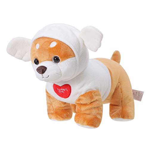 MINISO Shiba Inu Dog Plush Toy with Hat Cute Plushies Stuffed Animal Doll Gift Pillow for Boy Girl 13â€œ