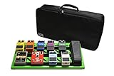 Gator Cases Aluminum Guitar Pedal Board with Carry Bag; Large: 23.75' x 10.66' | Green (GPB-BAK-GR)