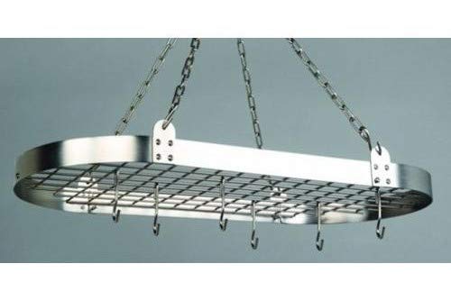 Old Dutch Pot Rack, 36" X 18", Satin Nickel #TOP1