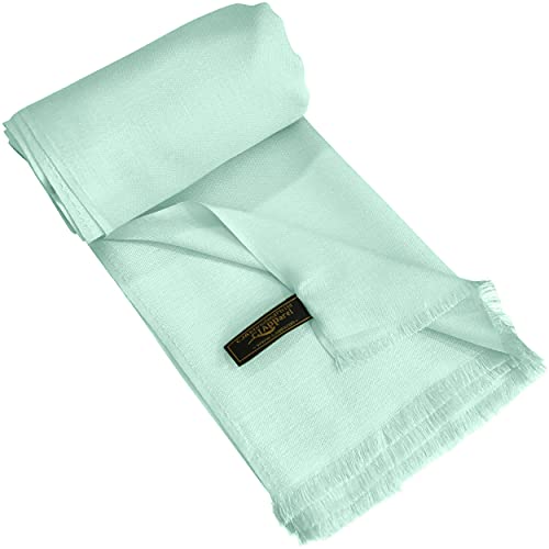 Design écharpe pashmina couleur unie avec franges élégantes