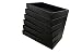 Regal Pak ® 6-Piece 2-Inch Deep Black Full Size Plastic Stackable Jewelry Tray 14 3/4" X 8 1/4" X 2"H