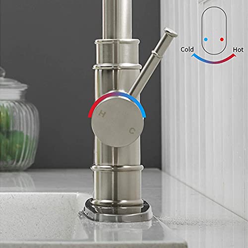 Robinet à capteur tactile pour îlot de cuisine avec douchette rétractable