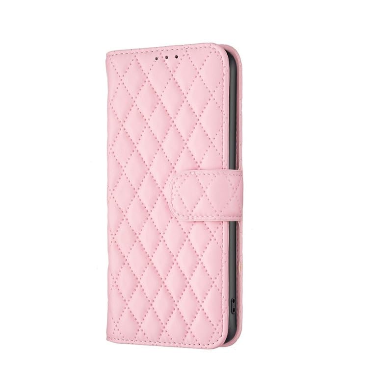Teletel Quilt Leather Magnetic Closure | Cards & Cash Pockets Wallet Mobile Case | Phone Flip Cover - Pink for Samsung Galaxy A71 (B0CWPBSDH4) Amazon Price History, Amazon Price Tracker