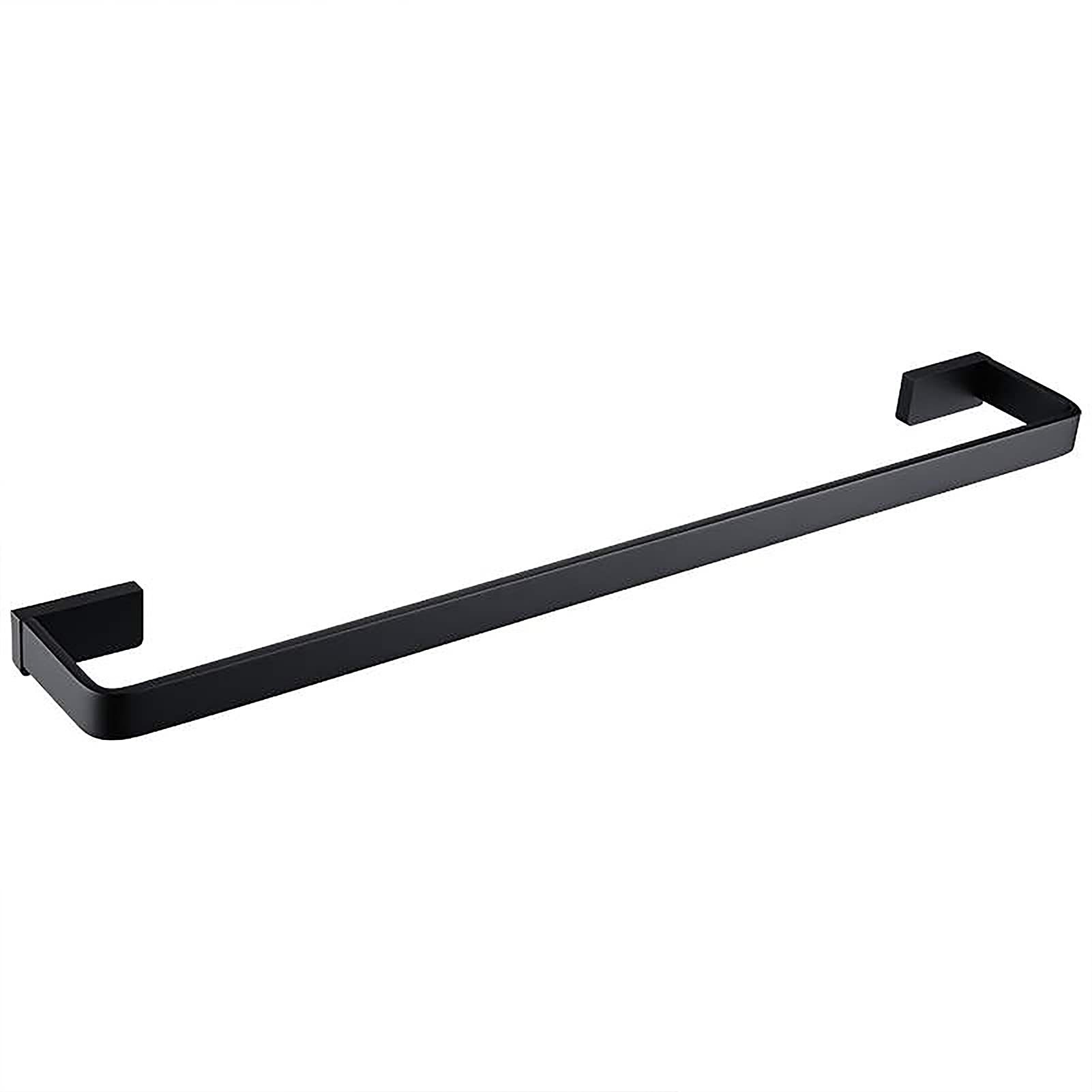 LMYSXAOZ Black Towel Bar Rail Wall Mounted, 30cm/40cm/50cm/60cm Hanger Rack Holder for Bathroom or Kitchen Accessory (Size : 40cm)