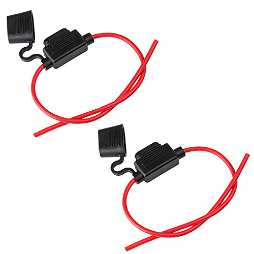 ECENCE 2x porte-fusibles véhicule automobile porte fusibles voiture porte fusibles fusible plat Cover