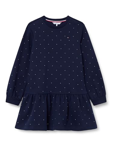 Robe sweat-shirt fille Tommy Hilfiger Kg0kg09273 manche longue