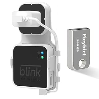 Supporto per flash drive USB da 256 GB e uscita per modulo Blink Sync 2, staffa di montaggio salvaspazio e facile da spostare, per sistema di sicurezza Blink per interni ed esterni (il modulo Blink