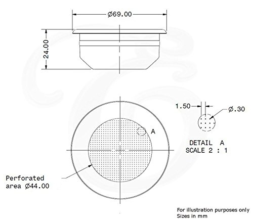 EDESIA ESPRESS - ROCKET - Canasta de repuesto para portafiltros - Para expreso doble - 14 g - Imagen 7
