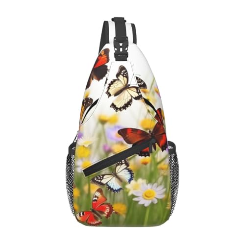 Bolso cruzado de pecho estilo sling para hombres y mujeres miniatura 1