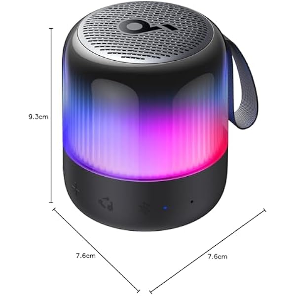 Soundcore Glow Mini Bluetooth Speakers Black 8W