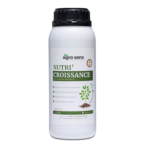 Agro Sens Nutri Croissance - Engrais Liquide spécial Croissance - 1 Litre (500 litres de préparation)