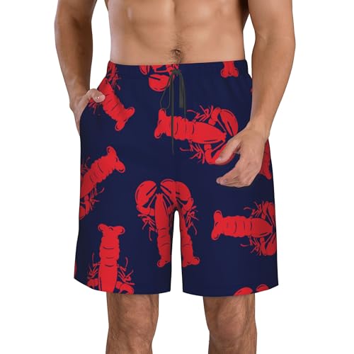 Boardshorts Red Lobster Men's Quick Dry Swim Trunks Beach Shorts2