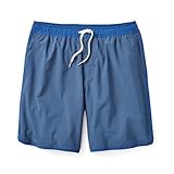 Fair Harbor The Anchor –– Men’s Swimsuits with BreezeKnit™ Liner, 8-inch Inseam –– Anti- Chafe, Performance Swim Trunks Dark Denim