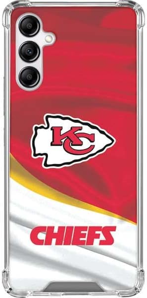Skinit Clear Phone Case Compatible with Galaxy A14 5G - Officially Licensed NFL Kansas City Chiefs Design