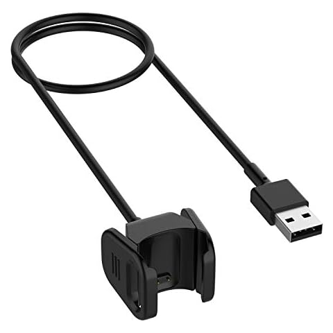 MUSMU Charger Cable Compatible for Fitbit Charge 4,USB Charging Dock (1-Pack) Cover