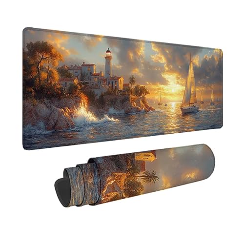 Tapis de souris XXL antidérapant résout le manque d'espace et glissements de bureau