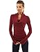 PattyBoutik Women Cowl Neck Ruched Sides Sweater (Burgundy Large)