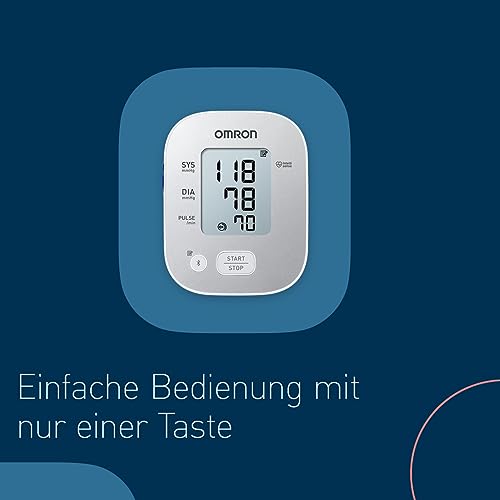 OMRON X2 Smart – Automatisches, klinisch validiertes Oberarm-Blutdruckmessgerät mit Bluetooth und...