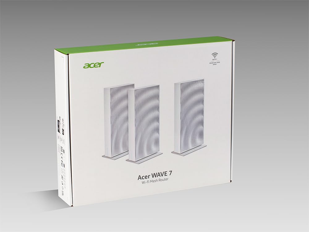 Comparer les prix : ACER Routeur Mesh WiFi Connect W7, WiFi 7 jusqu'à 6