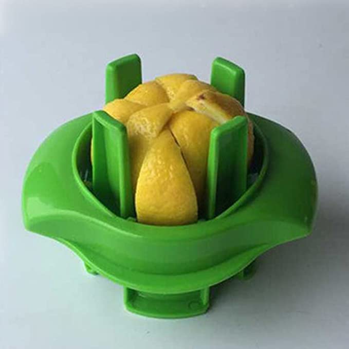 Affettatrice Per Frutta In Acciaio Inox - Separatore Per Arance E Limoni Con 6 Lame Affilate, Manico Ergonomic - 2