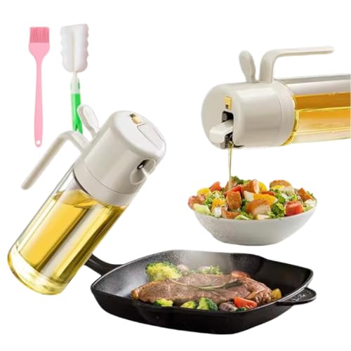 La Mejor Recopilación de Aceitera de cocina de esta semana. 45 2 En 1 Dispensador De Aceite Pulverizador Atomizador De Aceite & Aceitera De Cocina De Vidrio - Cocinar Saludable sin Derroches
